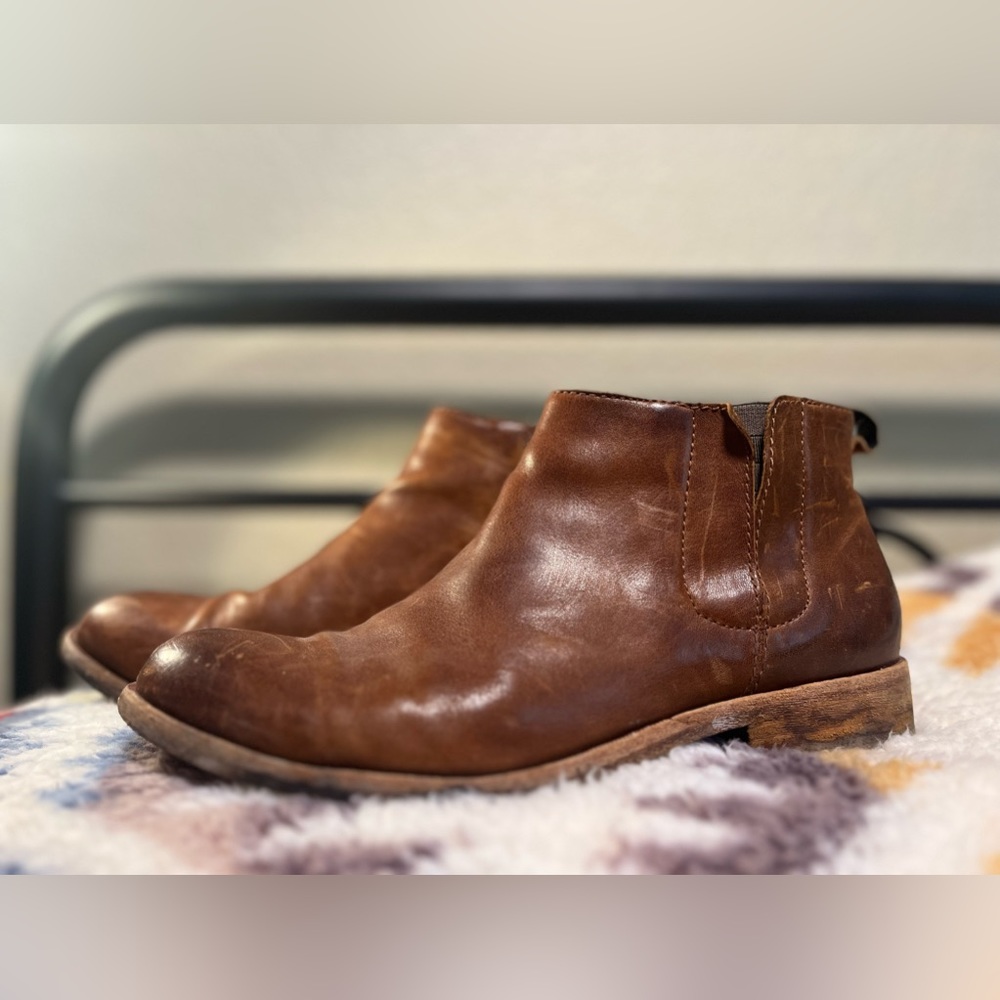 Kork-Ease Brown Ankle Boots